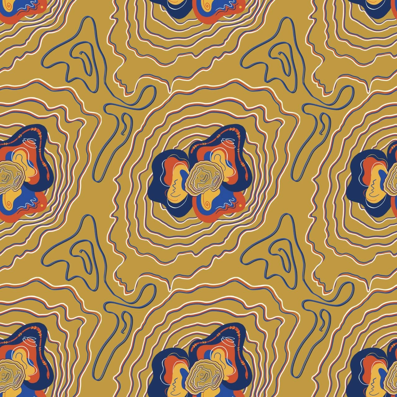 ENO Outdoor Afro DoubleNest Print Hammock 2 ENO Outdoor Afro DoubleNest Print Hammock - Image 2