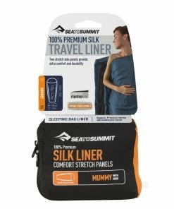 Sea To Summit Silk Travel Liner - Mummy W/ Hood 5 Sea To Summit Silk Travel Liner - Mummy W/ Hood -Tents Sales Store asilkcshood silkliner mummyhood packaging 01 85090.1673380709