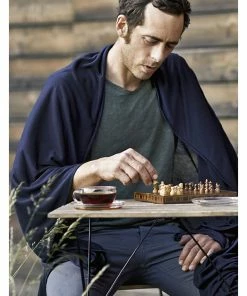 Cocoon Merino Wool And Silk Travel Blanket -Tents Sales Store blanket graphiteblu 75852.1661450078