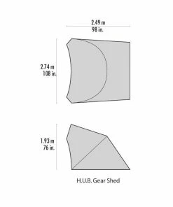 MSR H.U.B. Gear Shed -Tents Sales Store hub gear shed 17 tentfloorplan 1 95640.1626822194